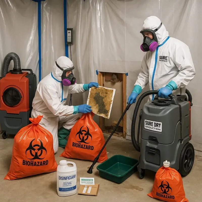 Contaminated Water Handling Protocols process in Sweeny, TX