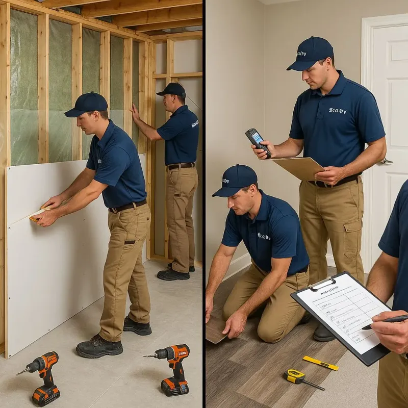 Repairs and Reconstruction process in Sweeny, TX
