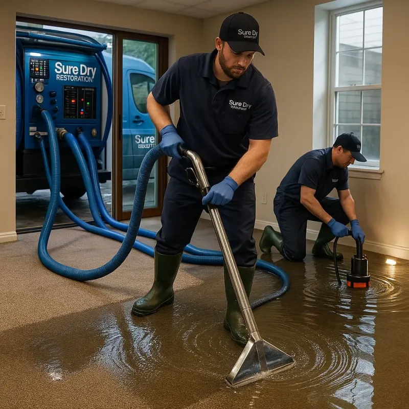 Water Extraction and Removal process in Sweeny, TX